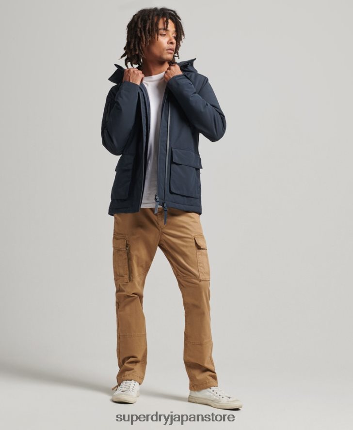 究極のSDウィンドブレーカージャケット 男性 Superdry 衣類 海軍 2J62PZ4444