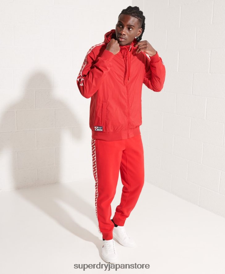 フード付きトラック SD-ウィンドランナー ジャケット 男性 Superdry 衣類 赤 2J62PZ4610