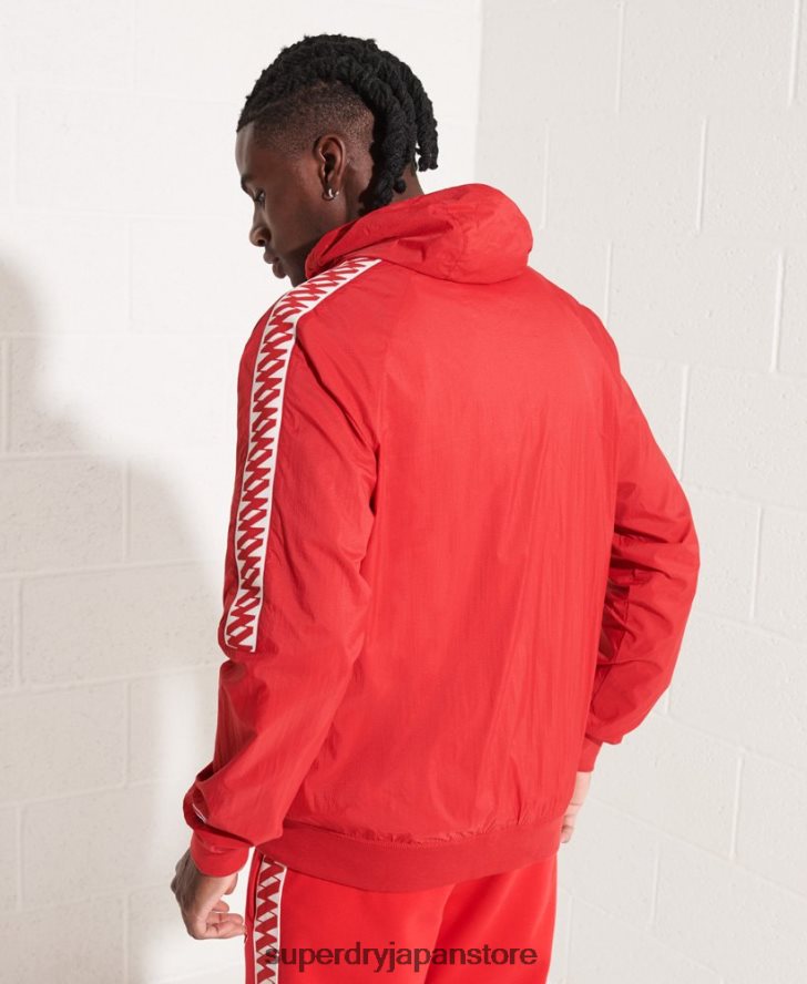 フード付きトラック SD-ウィンドランナー ジャケット 男性 Superdry 衣類 赤 2J62PZ4610