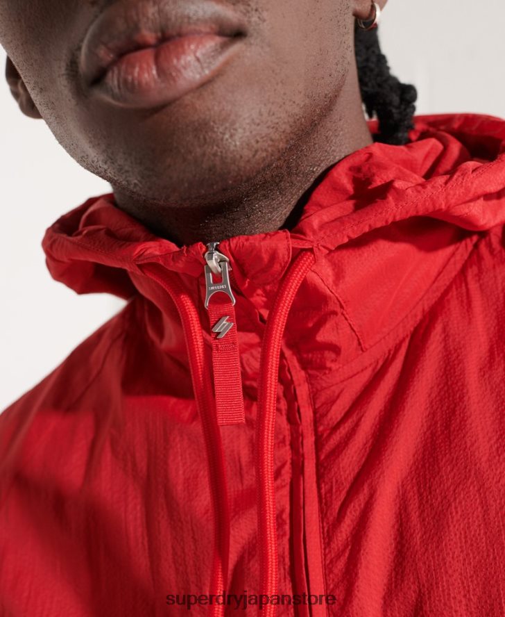 フード付きトラック SD-ウィンドランナー ジャケット 男性 Superdry 衣類 赤 2J62PZ4610