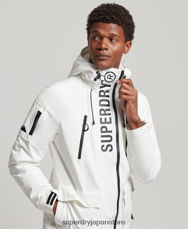 究極のSDウィンドブレーカージャケット 男性 Superdry 衣類 白 2J62PZ4659