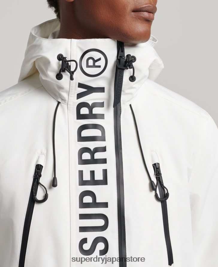 究極のSDウィンドブレーカージャケット 男性 Superdry 衣類 白 2J62PZ4659