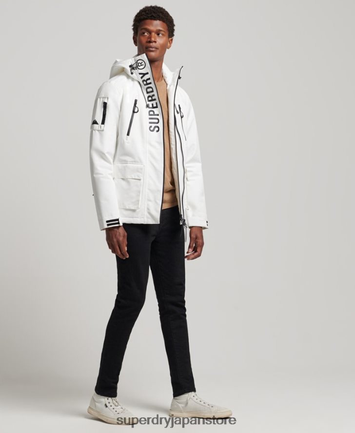 究極のSDウィンドブレーカージャケット 男性 Superdry 衣類 白 2J62PZ4659