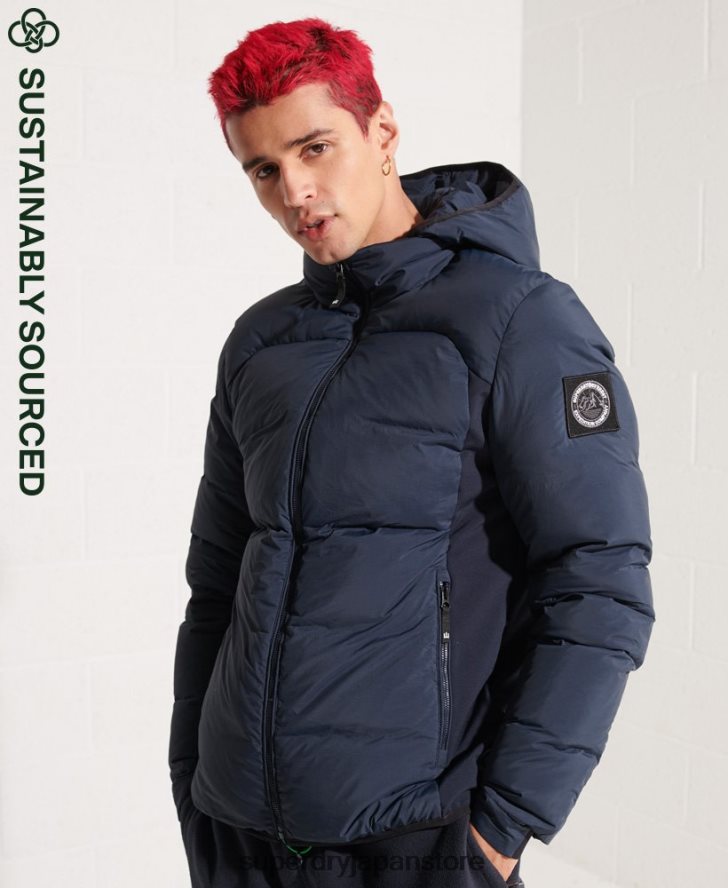 エクスペディション ダウン SD ウィンドブレーカー ジャケット 男性 Superdry 衣類 海軍 2J62PZ4665