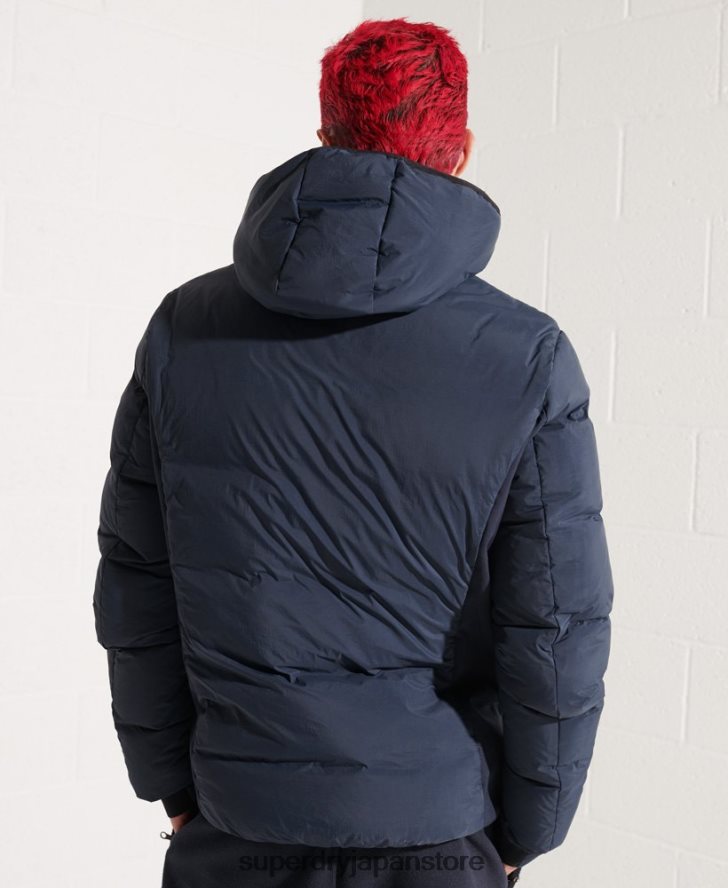 エクスペディション ダウン SD ウィンドブレーカー ジャケット 男性 Superdry 衣類 海軍 2J62PZ4665