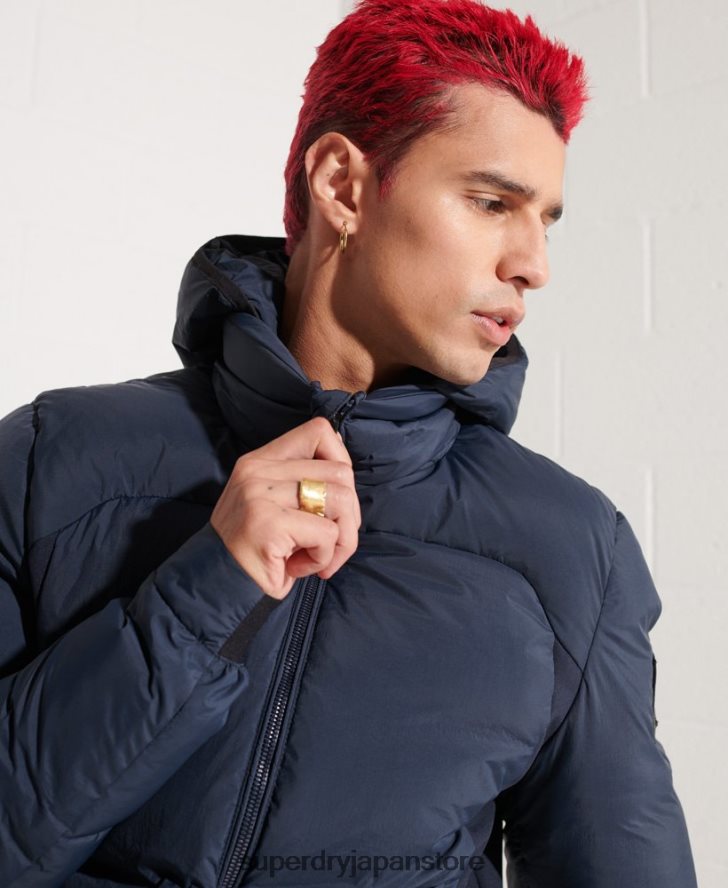 エクスペディション ダウン SD ウィンドブレーカー ジャケット 男性 Superdry 衣類 海軍 2J62PZ4665