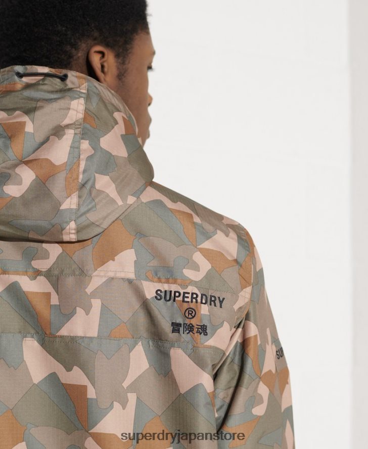 SDウィンドヨットジャケット 男性 Superdry 衣類 緑 2J62PZ4669