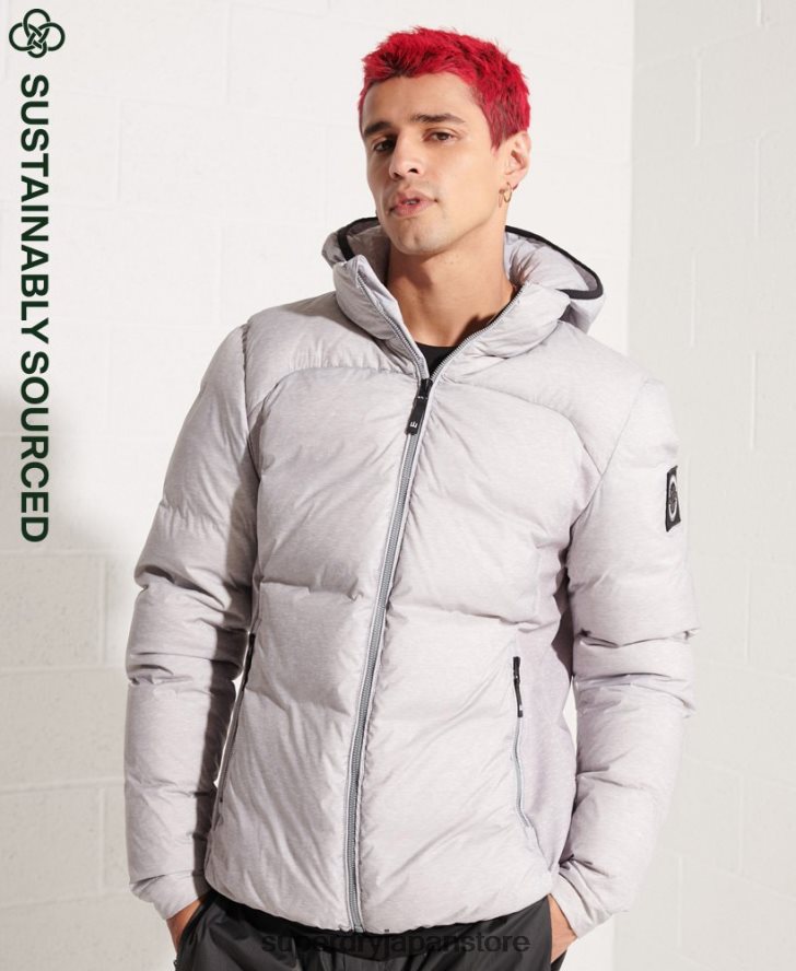 エクスペディション ダウン SD ウィンドブレーカー ジャケット 男性 Superdry 衣類 ライトグレー 2J62PZ4740