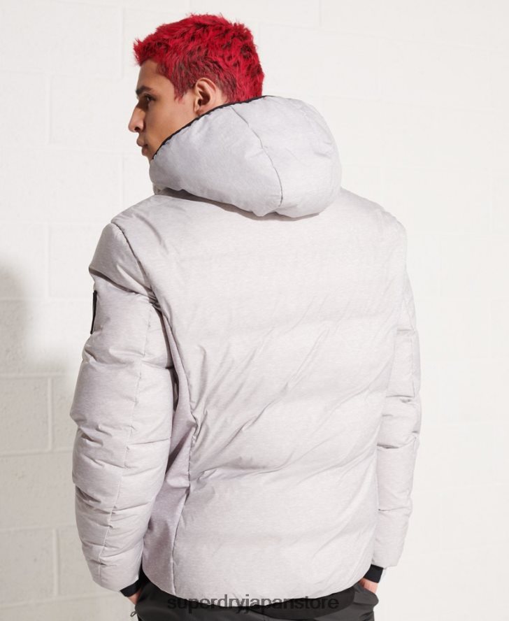 エクスペディション ダウン SD ウィンドブレーカー ジャケット 男性 Superdry 衣類 ライトグレー 2J62PZ4740
