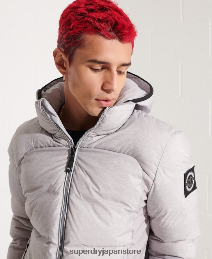 エクスペディション ダウン SD ウィンドブレーカー ジャケット 男性 Superdry 衣類 ライトグレー 2J62PZ4740