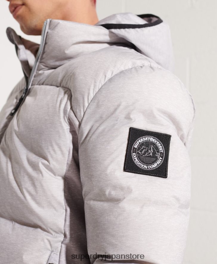 エクスペディション ダウン SD ウィンドブレーカー ジャケット 男性 Superdry 衣類 ライトグレー 2J62PZ4740