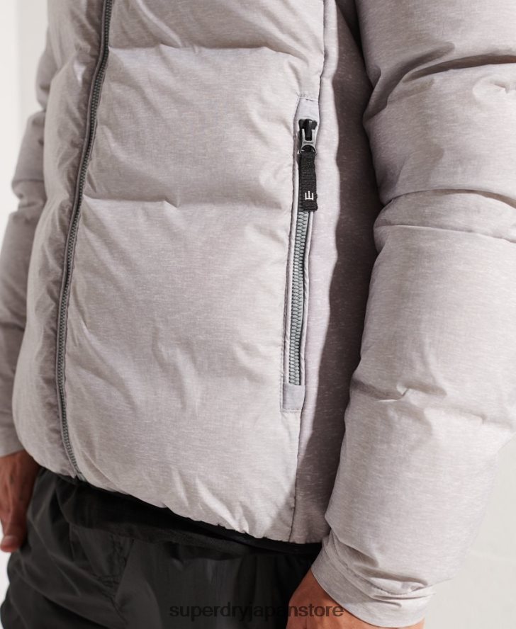 エクスペディション ダウン SD ウィンドブレーカー ジャケット 男性 Superdry 衣類 ライトグレー 2J62PZ4740