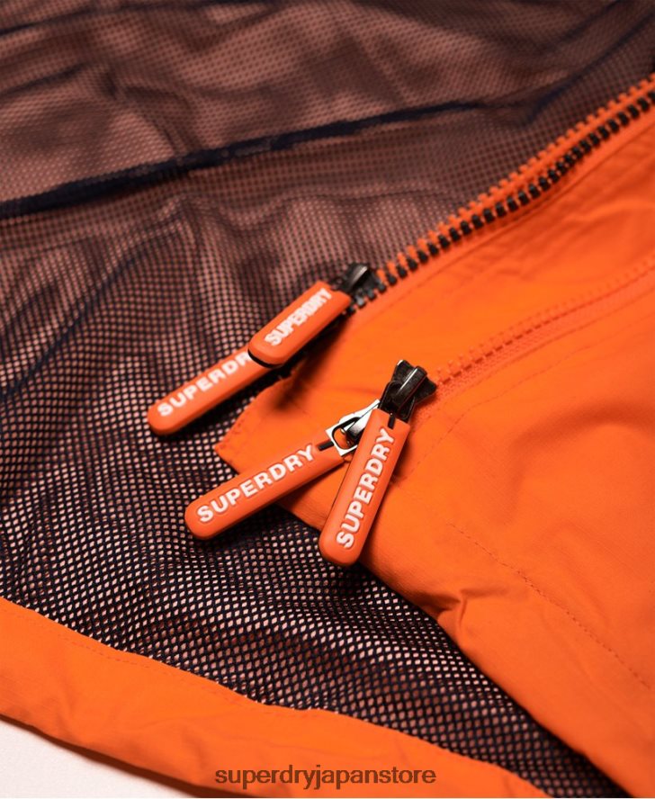 フード付きテクニカルポップジップ SD-ウィンドチータージャケット 男性 Superdry 衣類 青 2J62PZ4791