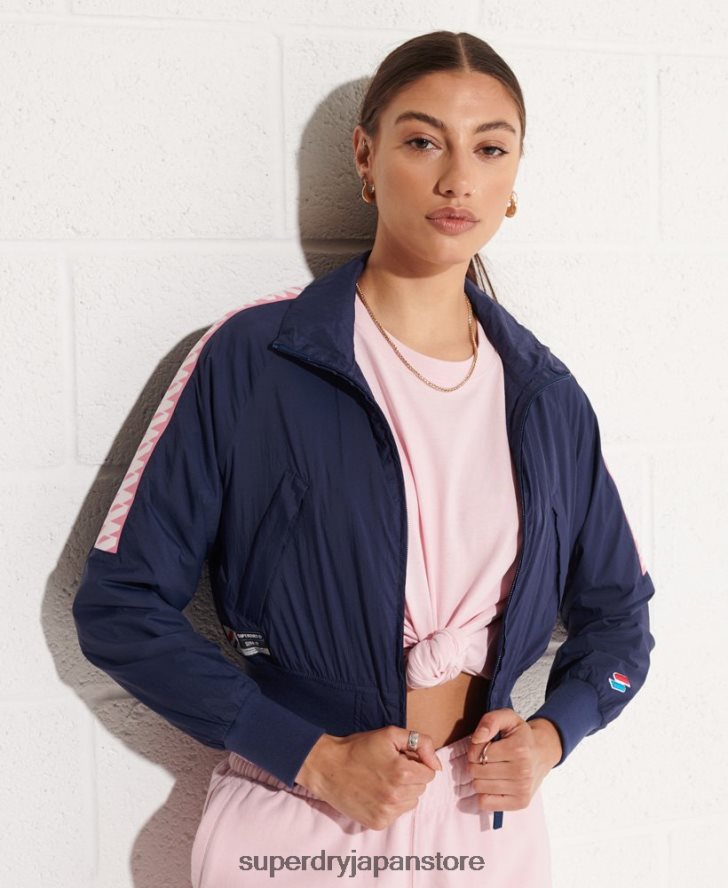 コードエナジー SD-ウィンドランナー ジャケット 女性 Superdry 衣類 海軍 2J62PZ5510