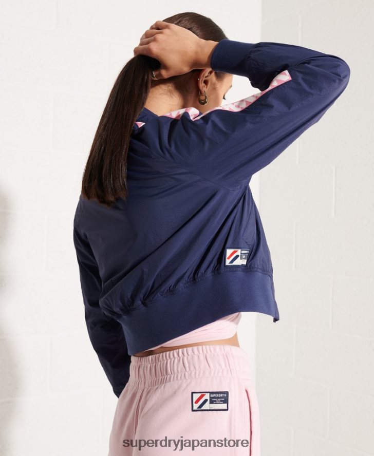 コードエナジー SD-ウィンドランナー ジャケット 女性 Superdry 衣類 海軍 2J62PZ5510
