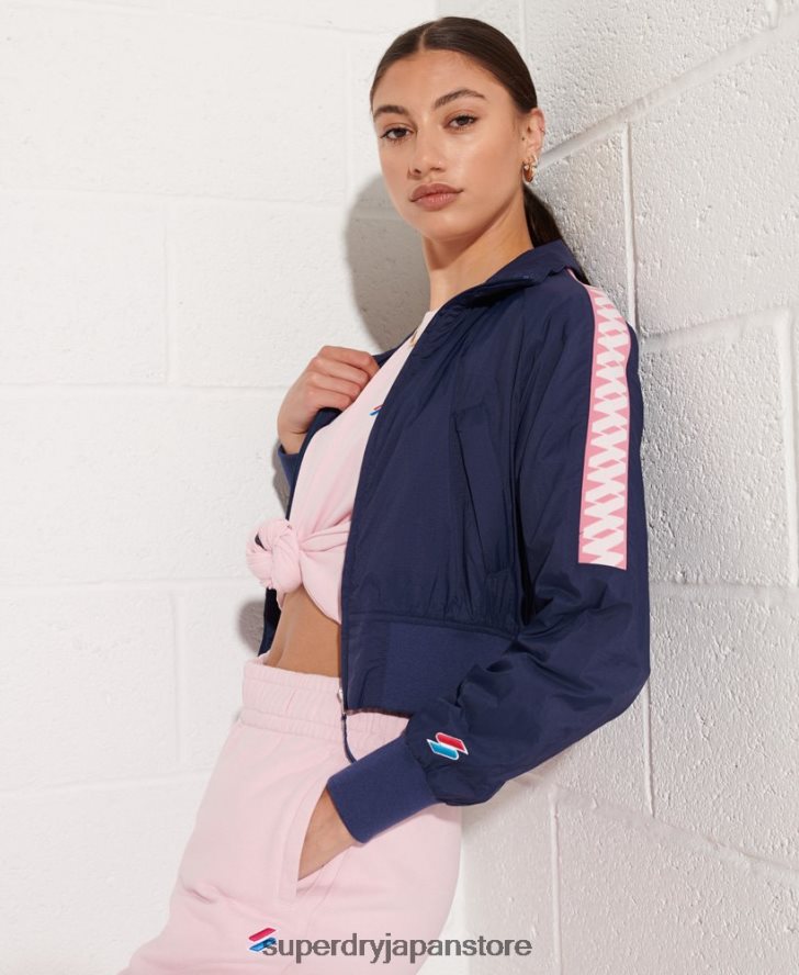 コードエナジー SD-ウィンドランナー ジャケット 女性 Superdry 衣類 海軍 2J62PZ5510