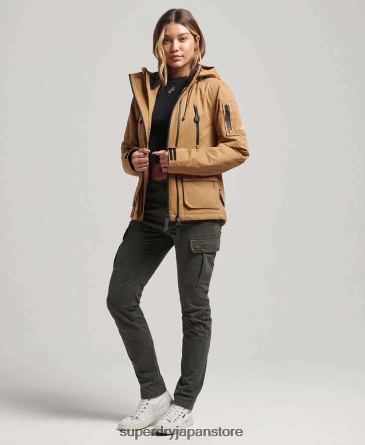 究極のマイクロファイバー SD ウィンド ジャケット 女性 Superdry 衣類 茶色 2J62PZ5611