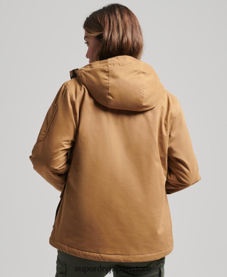究極のマイクロファイバー SD ウィンド ジャケット 女性 Superdry 衣類 茶色 2J62PZ5611