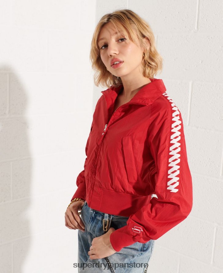 コードエナジー SD-ウィンドランナー ジャケット 女性 Superdry 衣類 赤 2J62PZ5670