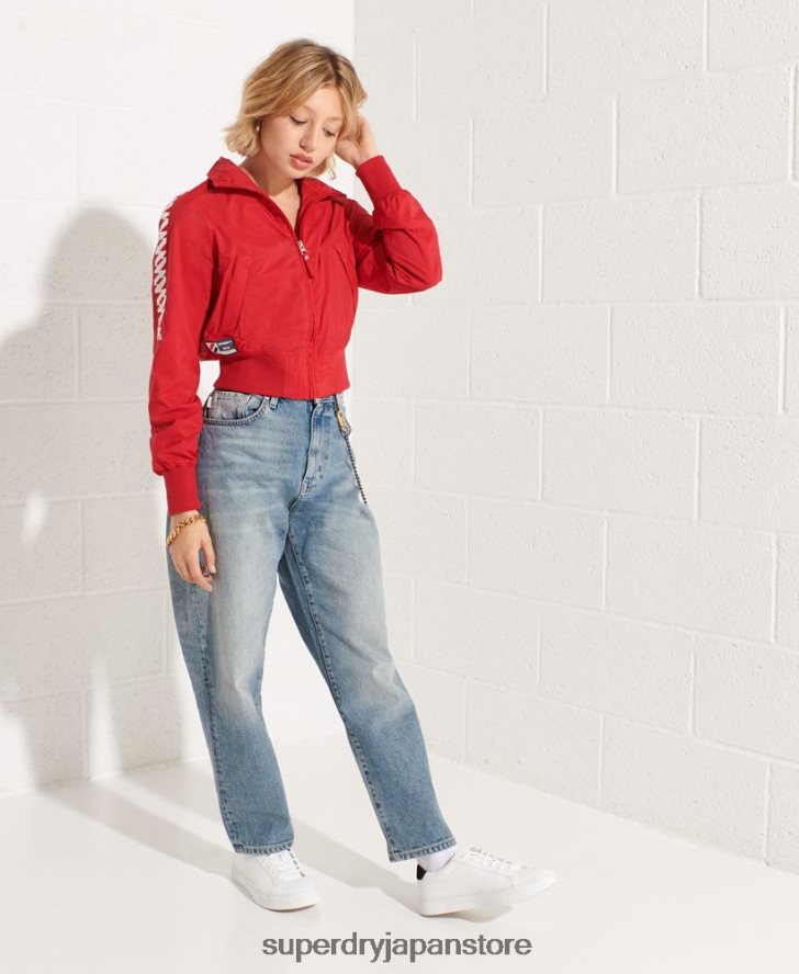 コードエナジー SD-ウィンドランナー ジャケット 女性 Superdry 衣類 赤 2J62PZ5670