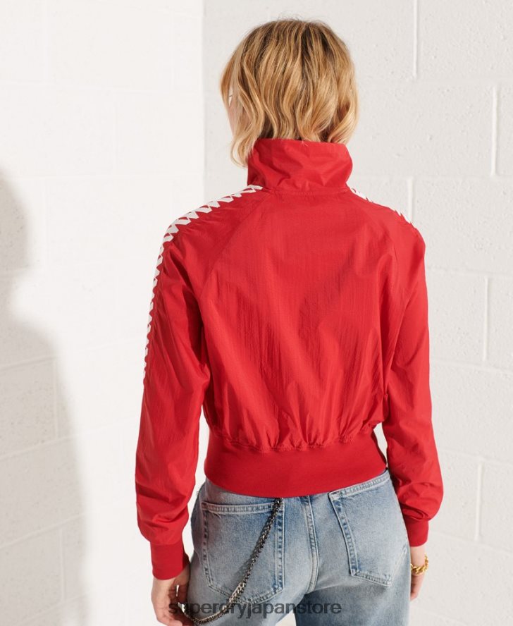 コードエナジー SD-ウィンドランナー ジャケット 女性 Superdry 衣類 赤 2J62PZ5670