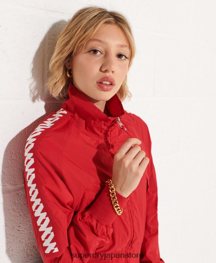 コードエナジー SD-ウィンドランナー ジャケット 女性 Superdry 衣類 赤 2J62PZ5670