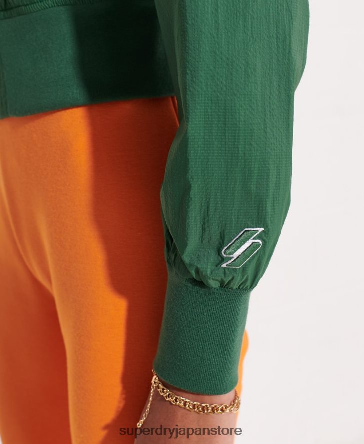 コードエナジー SD-ウィンドランナー ジャケット 女性 Superdry 衣類 緑 2J62PZ5698
