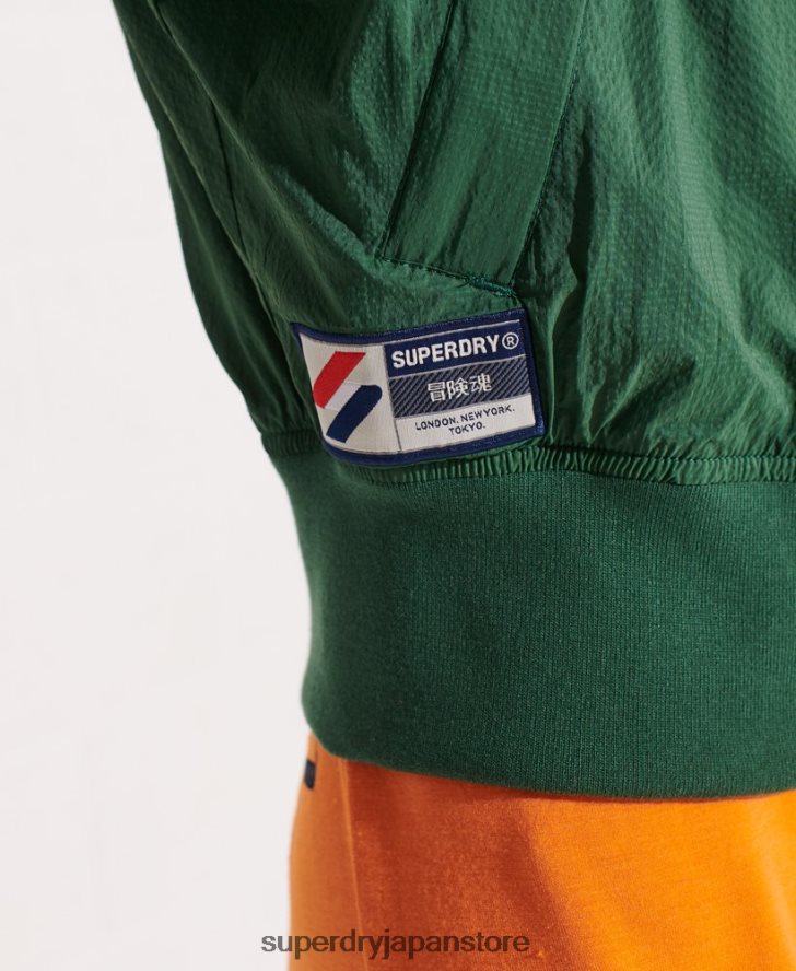 コードエナジー SD-ウィンドランナー ジャケット 女性 Superdry 衣類 緑 2J62PZ5698