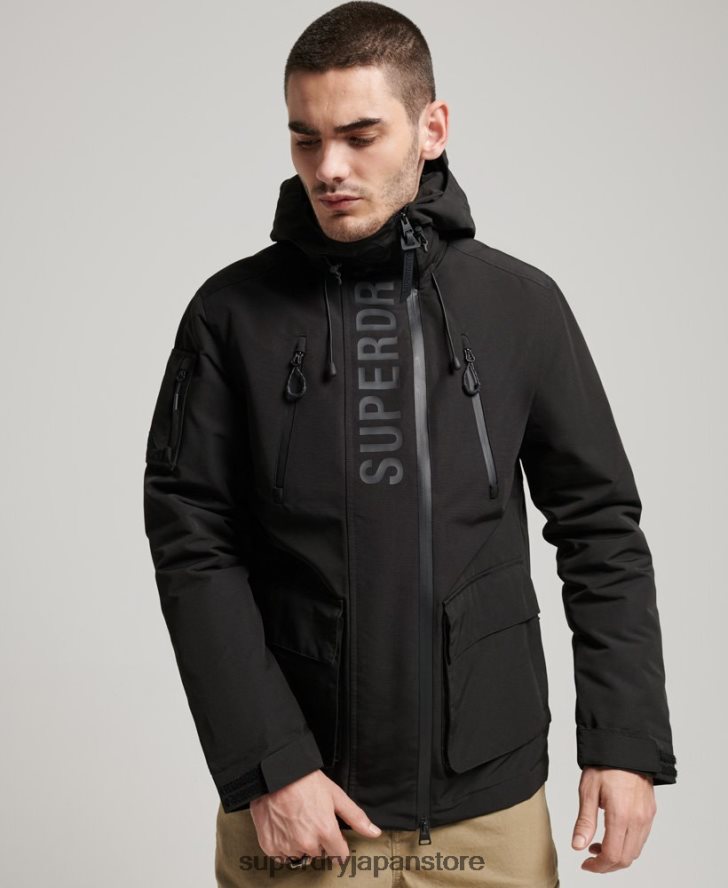 究極のSDウィンドブレーカージャケット 男性 Superdry 衣類 黒 2J62PZ919