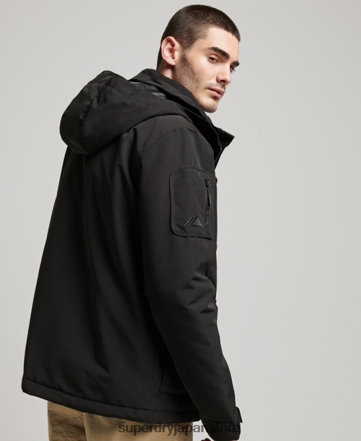 究極のSDウィンドブレーカージャケット 男性 Superdry 衣類 黒 2J62PZ919