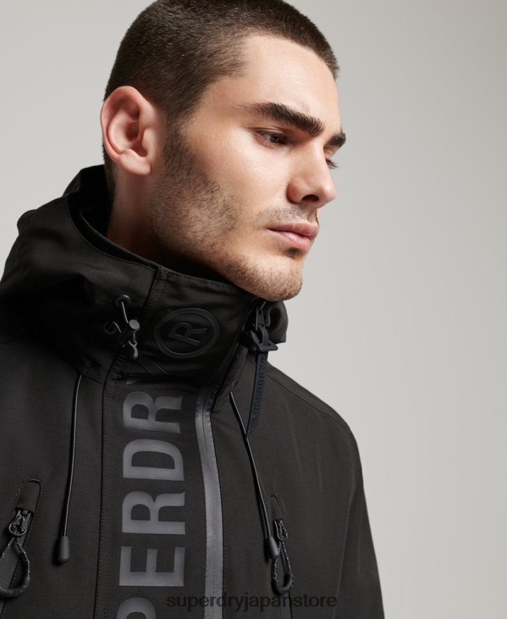 究極のSDウィンドブレーカージャケット 男性 Superdry 衣類 黒 2J62PZ919