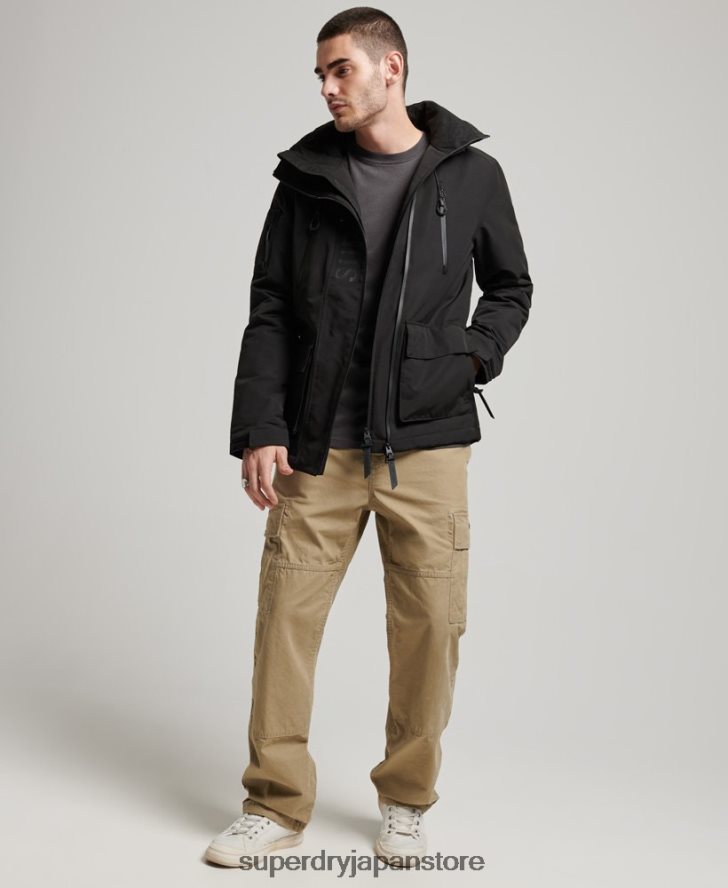 究極のSDウィンドブレーカージャケット 男性 Superdry 衣類 黒 2J62PZ919
