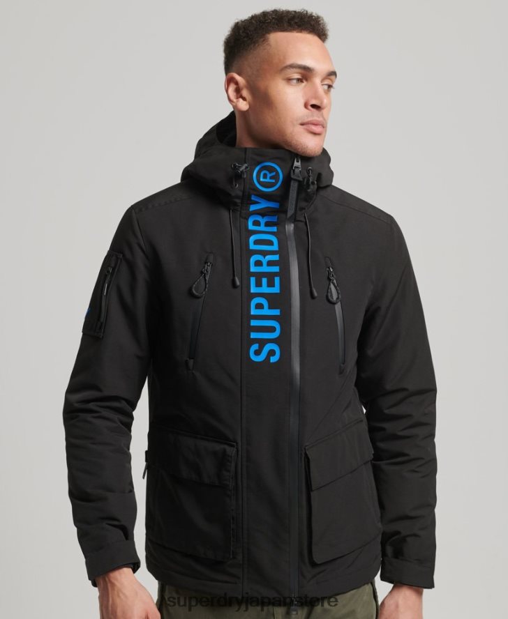 究極のSDウィンドブレーカージャケット 男性 Superdry 衣類 黒 2J62PZ922