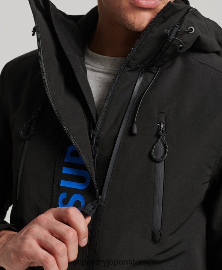 究極のSDウィンドブレーカージャケット 男性 Superdry 衣類 黒 2J62PZ922