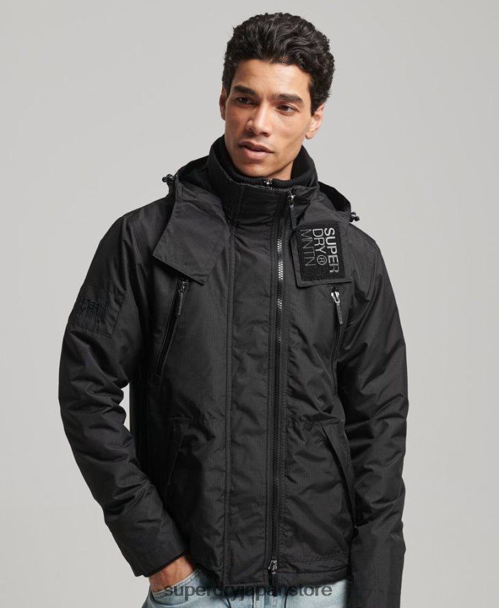 マウンテン SD ウィンドブレーカー ジャケット 男性 Superdry 衣類 黒 2J62PZ924