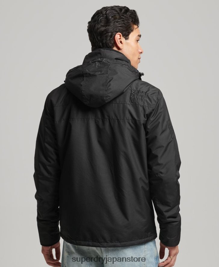 マウンテン SD ウィンドブレーカー ジャケット 男性 Superdry 衣類 黒 2J62PZ924
