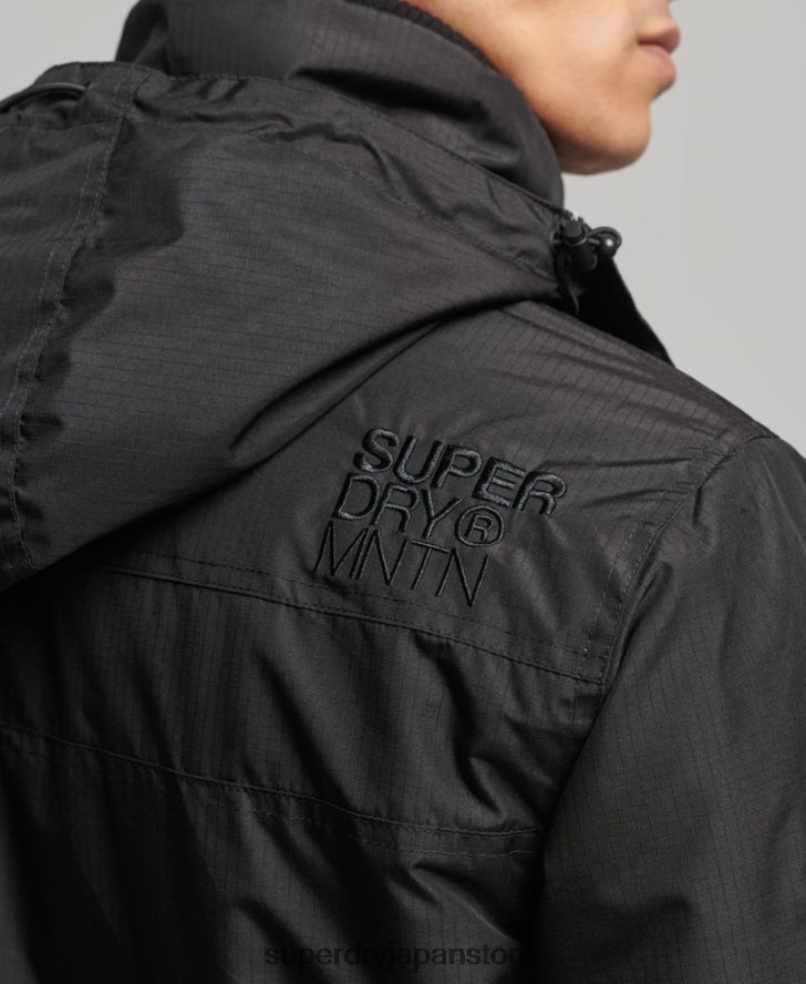 マウンテン SD ウィンドブレーカー ジャケット 男性 Superdry 衣類 黒 2J62PZ924