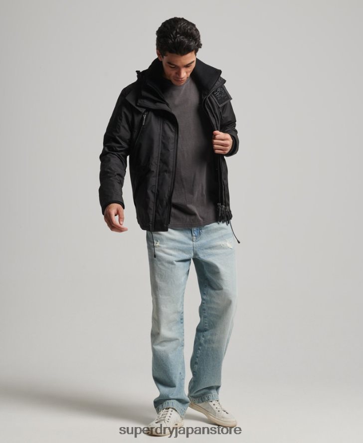マウンテン SD ウィンドブレーカー ジャケット 男性 Superdry 衣類 黒 2J62PZ924