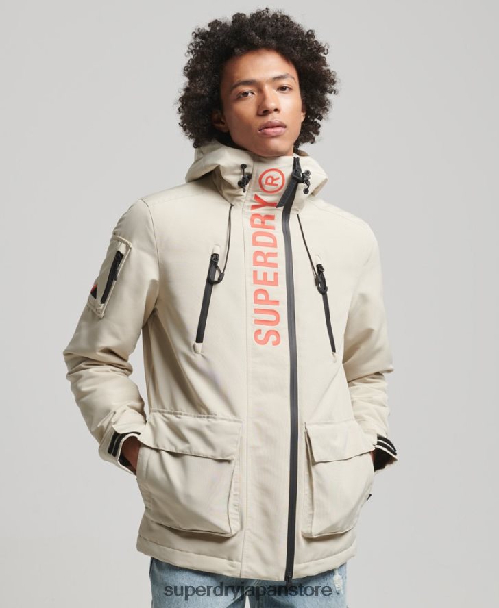 究極のSDウィンドブレーカージャケット 男性 Superdry 衣類 ベージュ 2J62PZ926