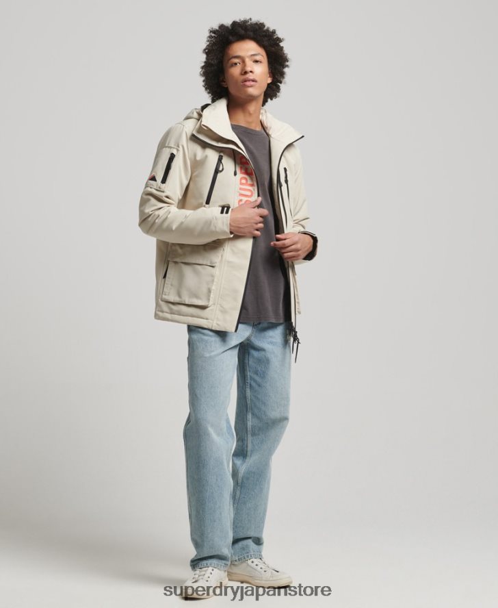 究極のSDウィンドブレーカージャケット 男性 Superdry 衣類 ベージュ 2J62PZ926
