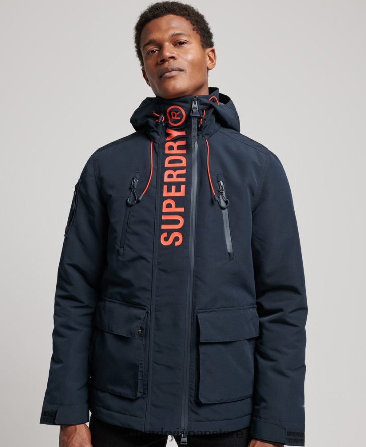 究極のSDウィンドブレーカージャケット 男性 Superdry 衣類 海軍 2J62PZ940