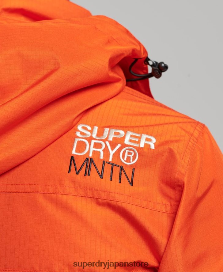 マウンテン SD ウィンドブレーカー ジャケット 男性 Superdry 衣類 オレンジ 2J62PZ944