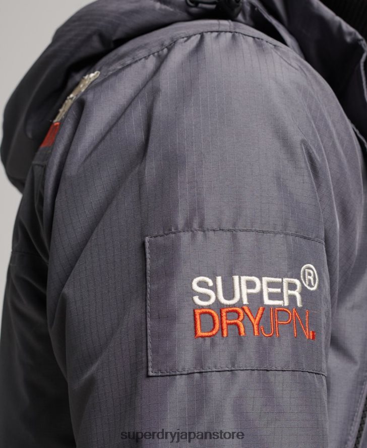 マウンテン SD ウィンドブレーカー ジャケット 男性 Superdry 衣類 濃い灰色 2J62PZ946