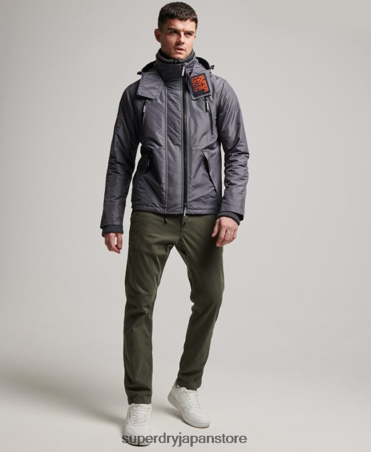 マウンテン SD ウィンドブレーカー ジャケット 男性 Superdry 衣類 濃い灰色 2J62PZ946