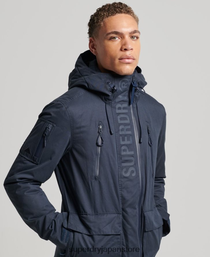 究極のマイクロファイバー SD ウィンド ジャケット 男性 Superdry 衣類 海軍 2J62PZ952