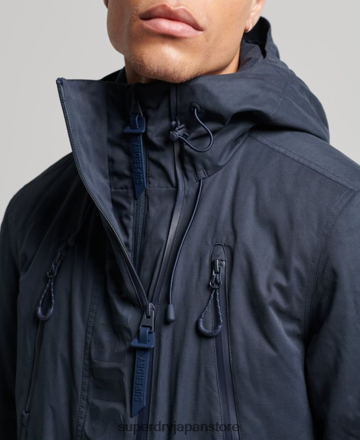 究極のマイクロファイバー SD ウィンド ジャケット 男性 Superdry 衣類 海軍 2J62PZ952