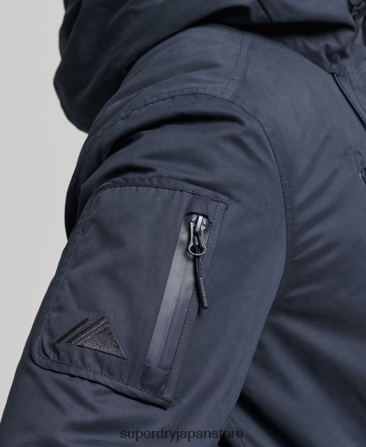 究極のマイクロファイバー SD ウィンド ジャケット 男性 Superdry 衣類 海軍 2J62PZ952