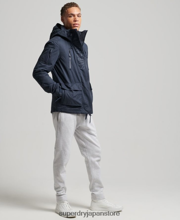 究極のマイクロファイバー SD ウィンド ジャケット 男性 Superdry 衣類 海軍 2J62PZ952