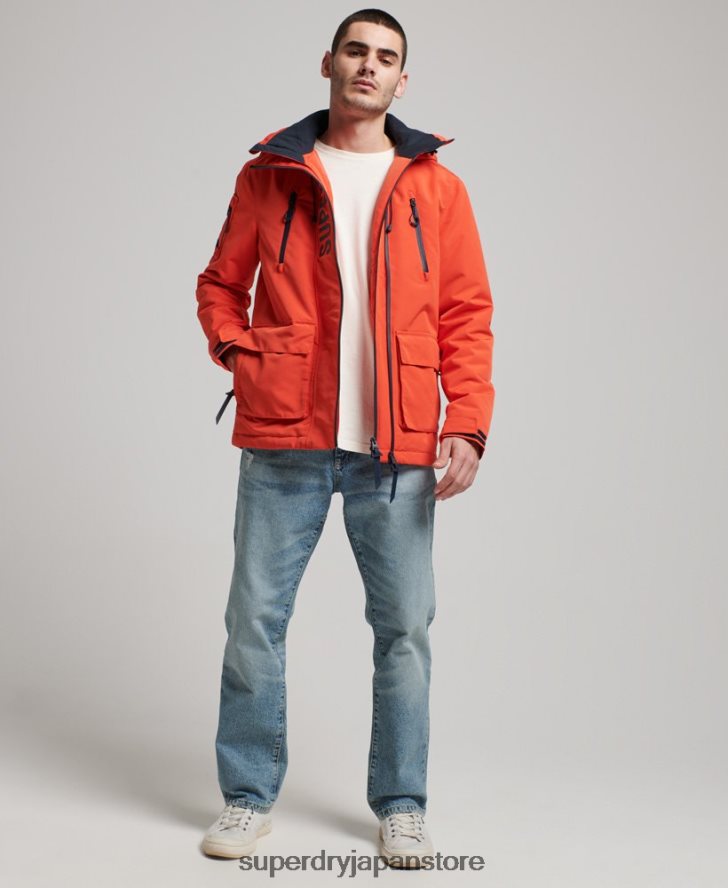 究極のSDウィンドブレーカージャケット 男性 Superdry 衣類 オレンジ 2J62PZ998