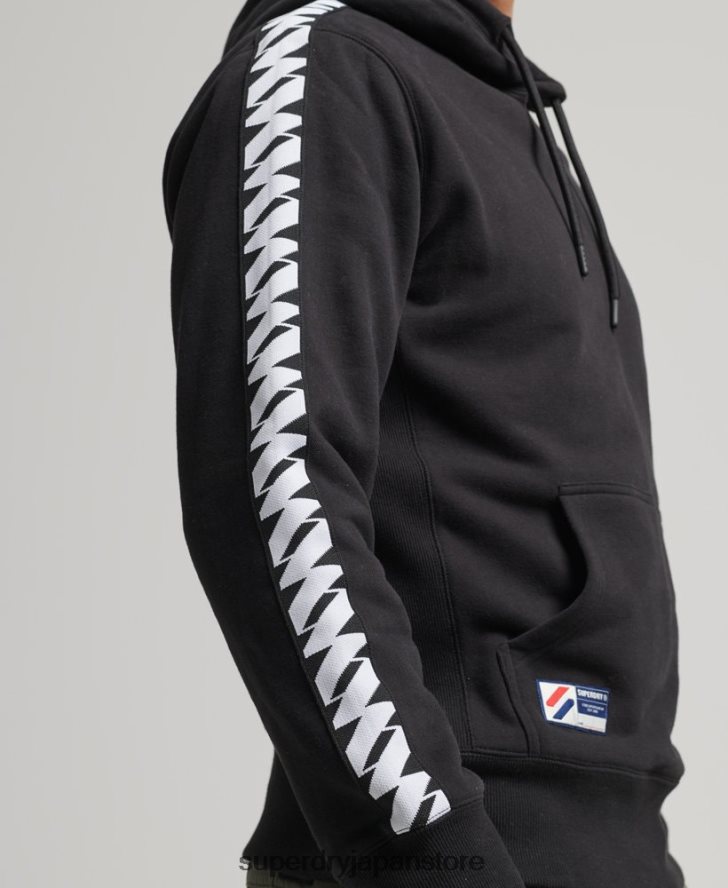 Sロゴテープパーカー 男性 Superdry 衣類 黒 2J62PZ563